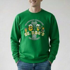 VTG 1987 Russell Athletic University Missouri St Patrick Irish Sweatshirt Men M